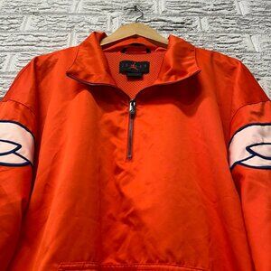 Y2K Air Jordan 1/2‎ Zip Wings Pullover Orange Jacket Large
